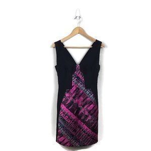 J Mendel Paris Dress Silk Print Sheath